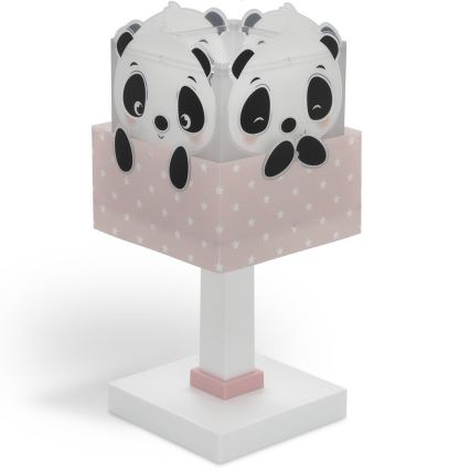 Dalber 63161S - Lampa för barn PANDA 1xE14/40W/230V rosa