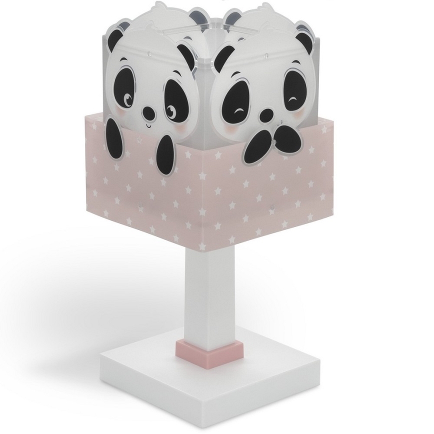 Dalber 63161S - Lampa för barn PANDA 1xE14/40W/230V rosa