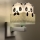 Dalber 63169H - Vägglampa för barn  PANDA 1xE27/60W/230V grön
