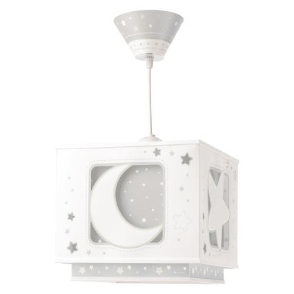 Dalber 63232E - Ljuskrona Barn MOON ljus 1xE27/60W/230V