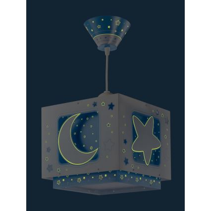 Dalber 63232T - Barnlampa MOON LIGHT 1xE27/60W/230V