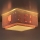 Dalber 63236S - Takbelysning för barn MOONLIGHT 2xE27/60W/230V rosa