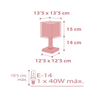 Dalber 63261S - Barn Lampa KOALA 1xE14/40W/230V