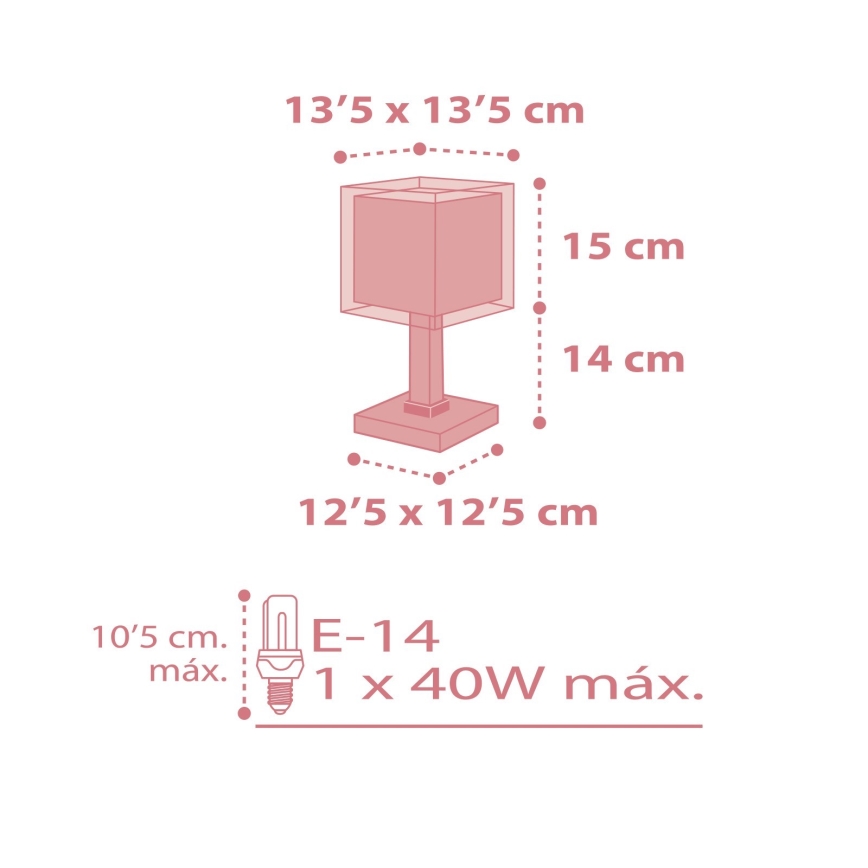 Dalber 63261S - Barn Lampa KOALA 1xE14/40W/230V