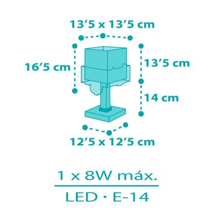 Dalber 63311 - Lampa för barn HAPPY JUNGLE 1xE14/8W/230V