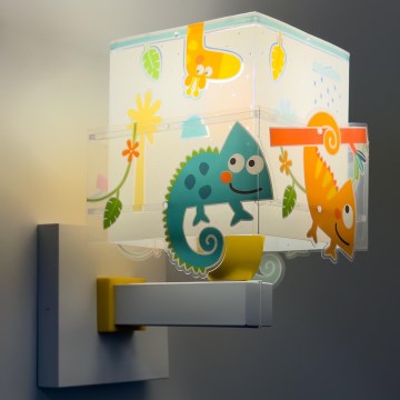 Dalber 63319 - Väggbelysning för barn HAPPY JUNGLE 1xE27/15W/230V