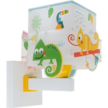 Dalber 63319 - Väggbelysning för barn HAPPY JUNGLE 1xE27/15W/230V