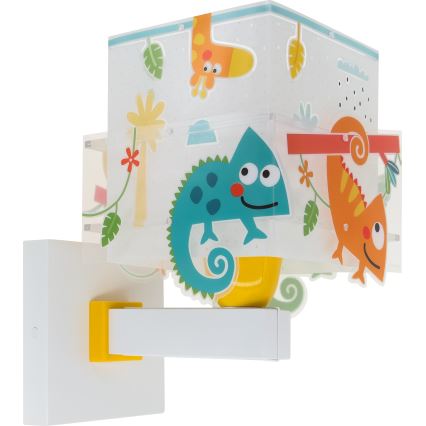 Dalber 63319 - Väggbelysning för barn HAPPY JUNGLE 1xE27/15W/230V