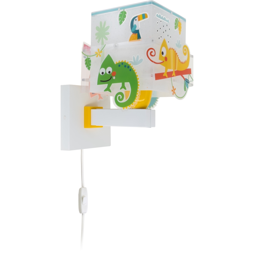 Dalber 63319 - Väggbelysning för barn HAPPY JUNGLE 1xE27/15W/230V