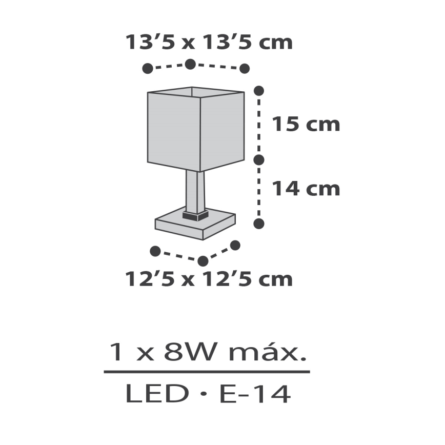Dalber 63371 - Lampa för barn LITTLE PIXEL 1xE14/8W/230V