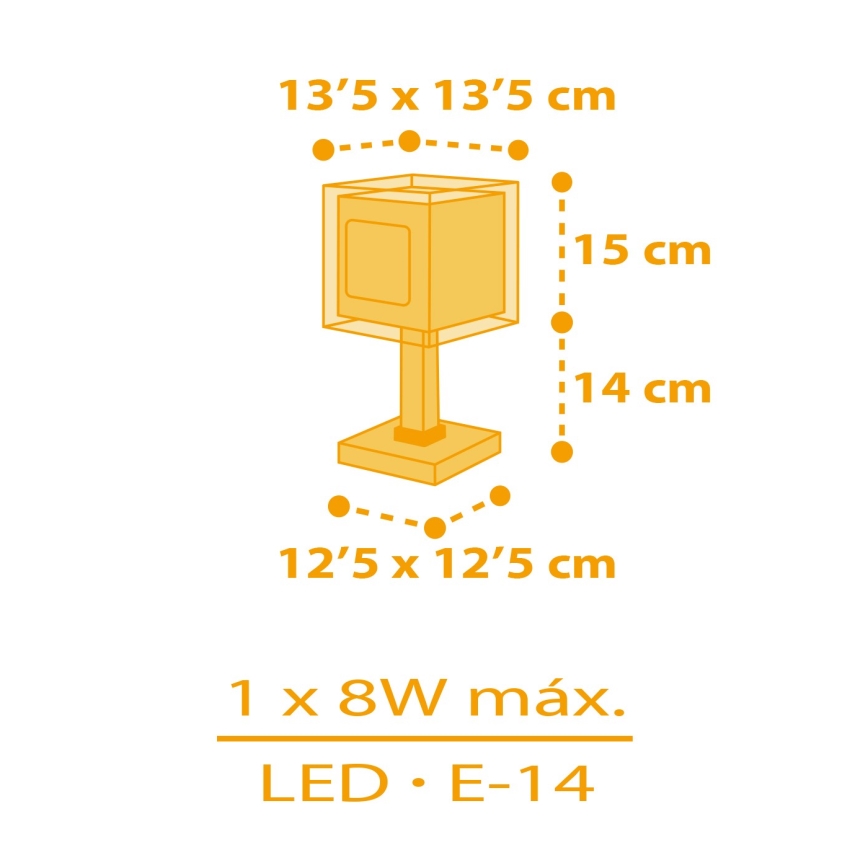 Dalber 63401 - Lampa för barn MY FARM 1xE14/8W/230V