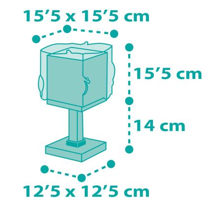 Dalber 63441 - Lampa för barn MERMAIDS 1xE14/60W/230V