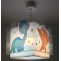 Dalber 63452 - Taklampa för barn BABY DINOS 1xE27/15W/230V flerfärgad