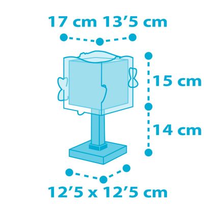 Dalber 63471 - Lampa för barn BABY SHARK 1xE14/60W/230V