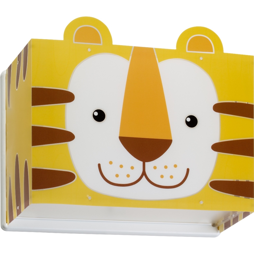 Dalber 64568 - Väggbelysning Barnrum LITTLE TIGER 1xE27/60W/230V