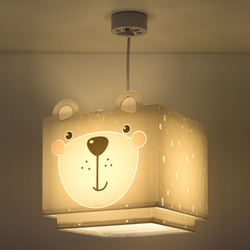 Dalber 64572 - Ljuskrona Barn LITTLE TEDDY 1xE27/60W/230V