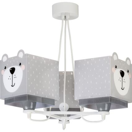 Dalber 64577 - Ljuskrona Barn LITTLE TEDDY 3xE27/60W/230V