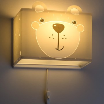 Dalber 64578 - Väggbelysning Barnrum LITTLE TEDDY 1xE27/60W/230V