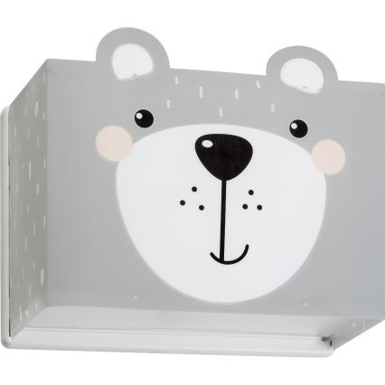Dalber 64578 - Väggbelysning Barnrum LITTLE TEDDY 1xE27/60W/230V