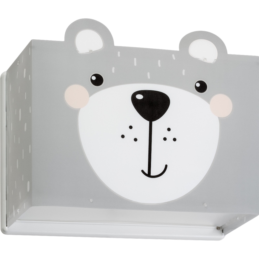 Dalber 64578 - Väggbelysning Barnrum LITTLE TEDDY 1xE27/60W/230V