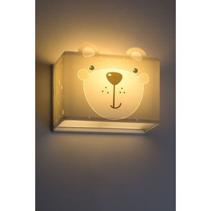 Dalber 64578 - Väggbelysning Barnrum LITTLE TEDDY 1xE27/60W/230V