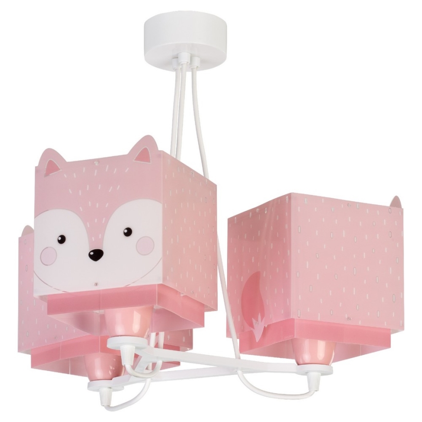 Dalber 64587 - Ljuskrona Barn LITTLE FOX 3xE27/60W/230V