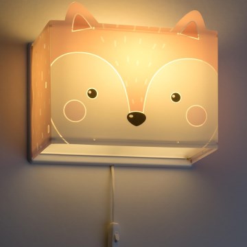 Dalber 64588 - Väggbelysning Barnrum LITTLE FOX 1xE27/60W/230V