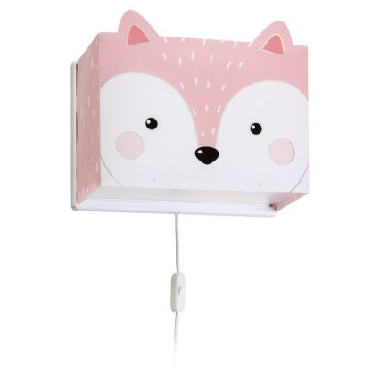 Dalber 64588 - Väggbelysning Barnrum LITTLE FOX 1xE27/60W/230V