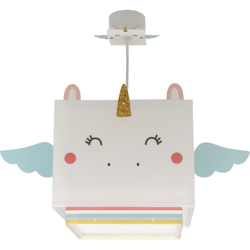 Dalber 64592 - Ljuskrona för barn LITTLE UNICORN 1xE27/15W/230V