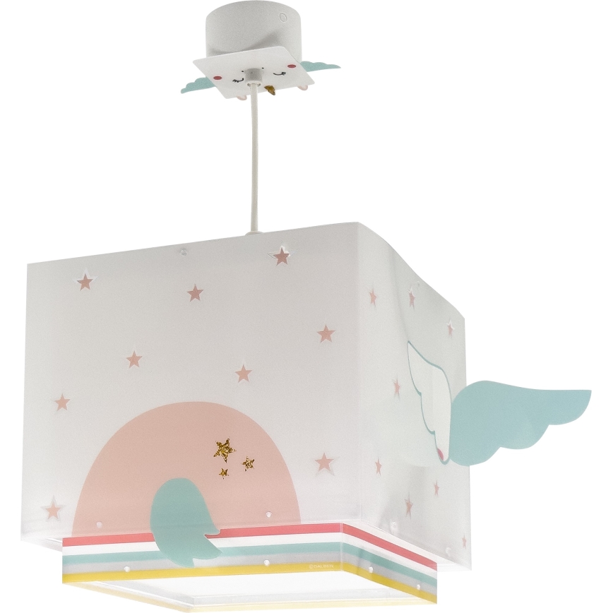Dalber 64592 - Ljuskrona för barn LITTLE UNICORN 1xE27/15W/230V