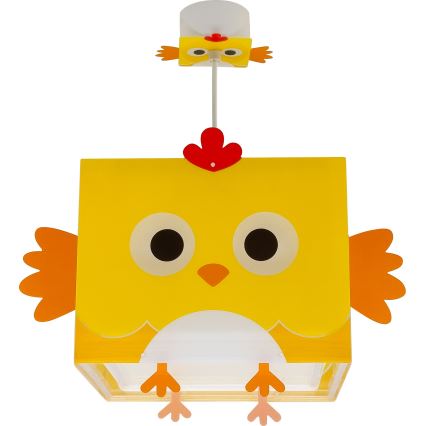 Dalber 64642 - Ljuskrona för barn LITTLE CHICKEN 1xE27/15W/230V