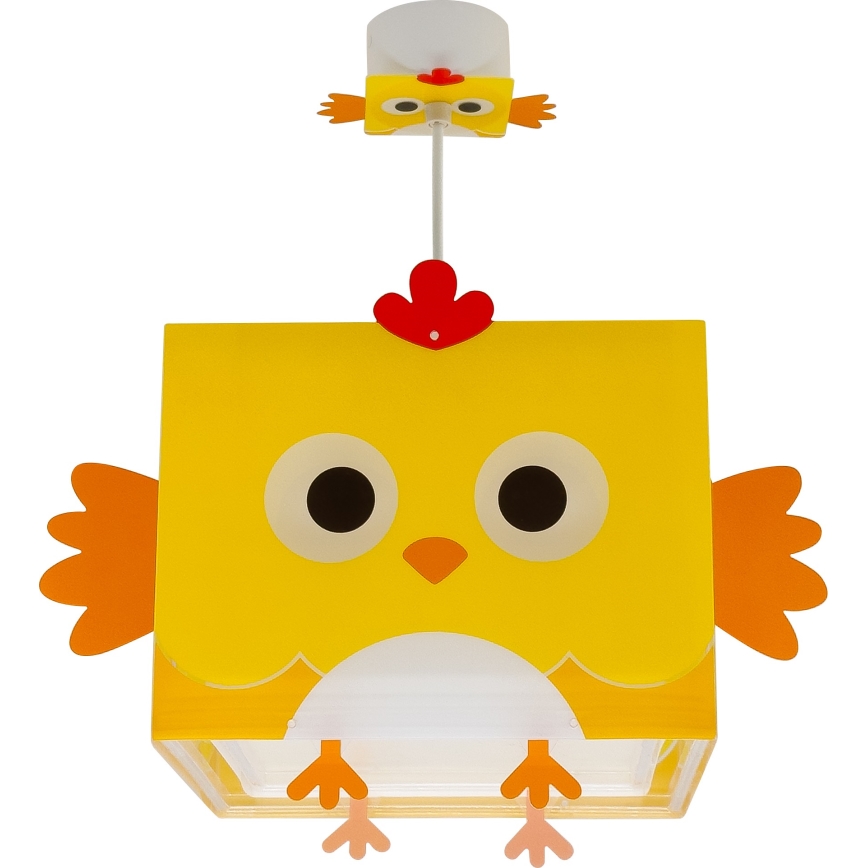 Dalber 64642 - Ljuskrona för barn LITTLE CHICKEN 1xE27/15W/230V