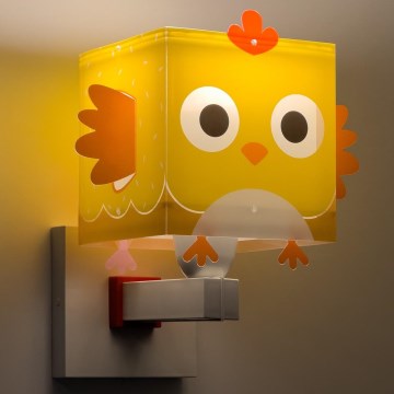 Dalber 64649 - Väggbelysning för barn LITTLE CHICKEN 1xE27/15W/230V