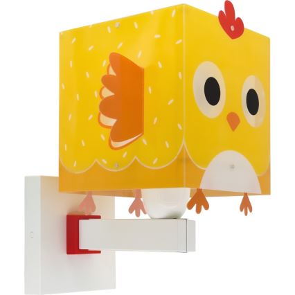 Dalber 64649 - Väggbelysning för barn LITTLE CHICKEN 1xE27/15W/230V