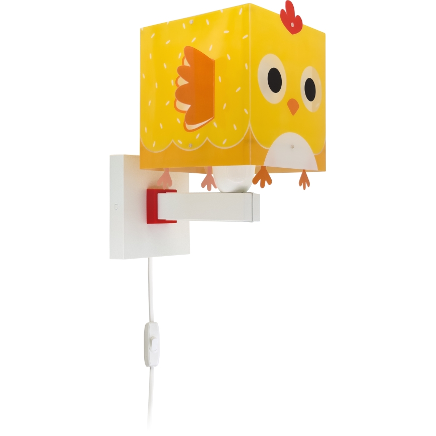 Dalber 64649 - Väggbelysning för barn LITTLE CHICKEN 1xE27/15W/230V