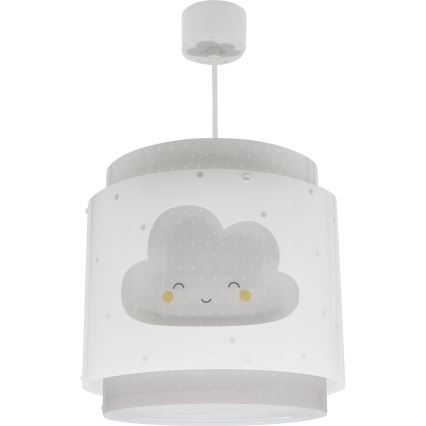 Dalber 76012E - Ljuskrona för barn BABY DREAMS 1xE27/15W/230V grå
