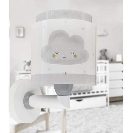 Dalber 76019E - Väggbelysning för barn BABY DREAMS 1xE27/15W/230V grå