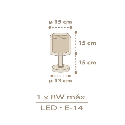 Dalber 76871 - Lampa för barn BABY CHICK 1xE14/8W/230V