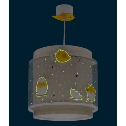 Dalber 76872 - Ljuskrona för barn BABY CHICK 1xE27/15W/230V