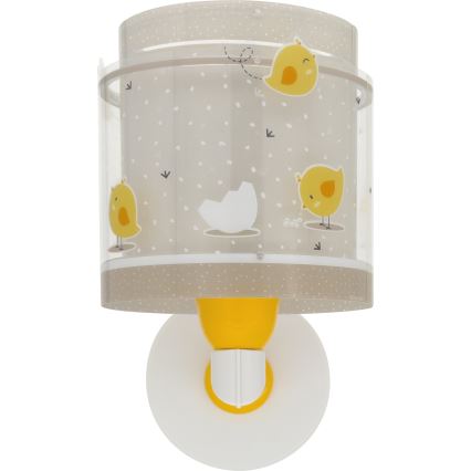 Dalber 76879 - Väggbelysning för barn BABY CHICK 1xE27/15W/230V