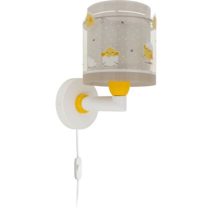 Dalber 76879 - Väggbelysning för barn BABY CHICK 1xE27/15W/230V