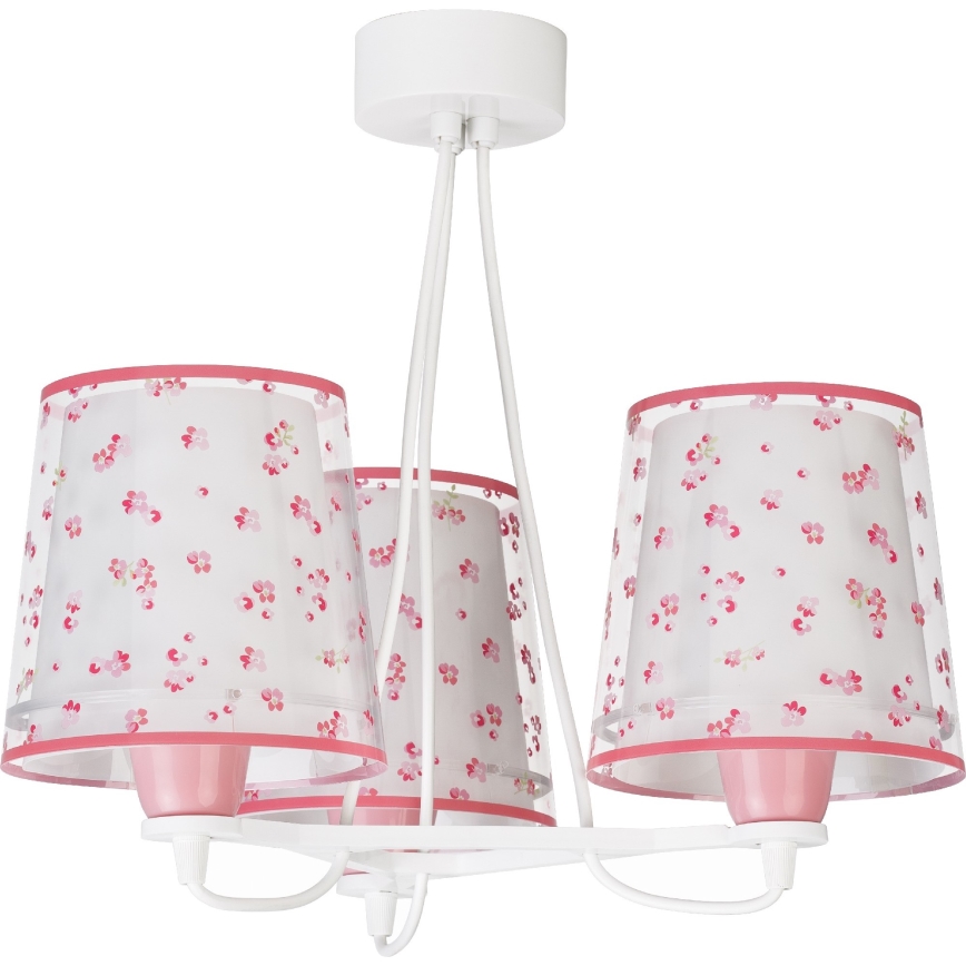 Dalber 81177S - Ljuskrona Barn DREAM FLOWERS 3xE27/60W/230V