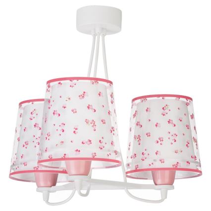 Dalber 81177S - Ljuskrona Barn DREAM FLOWERS 3xE27/60W/230V