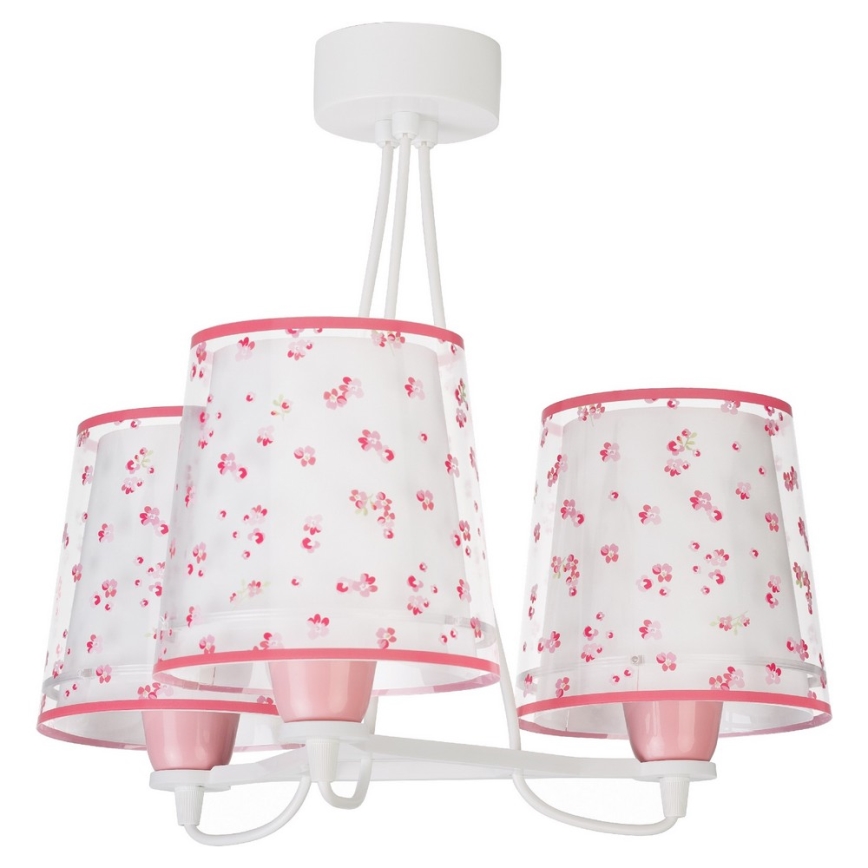 Dalber 81177S - Ljuskrona Barn DREAM FLOWERS 3xE27/60W/230V