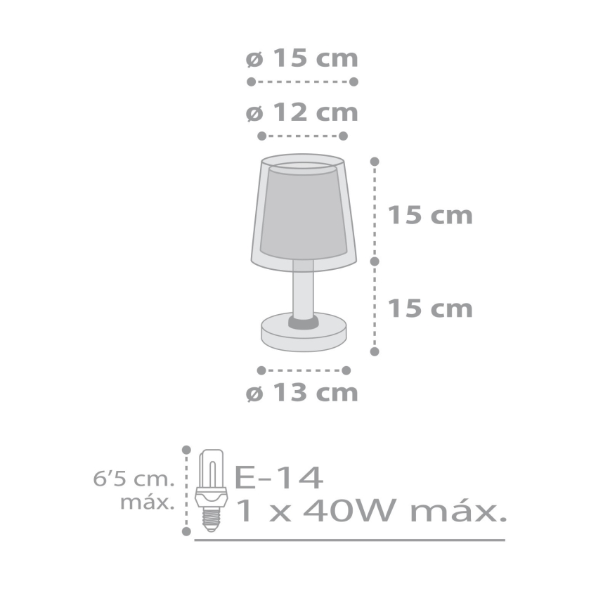 Dalber 81191E - Barn Lampa FEELING 1xE14/40W/230V