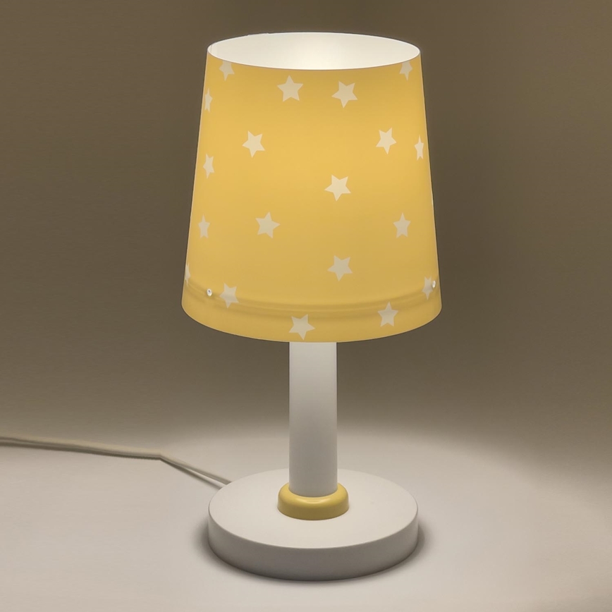 Dalber 82211A - Barnlampa  STAR LIGHT 1xE14/40W/230V gul 