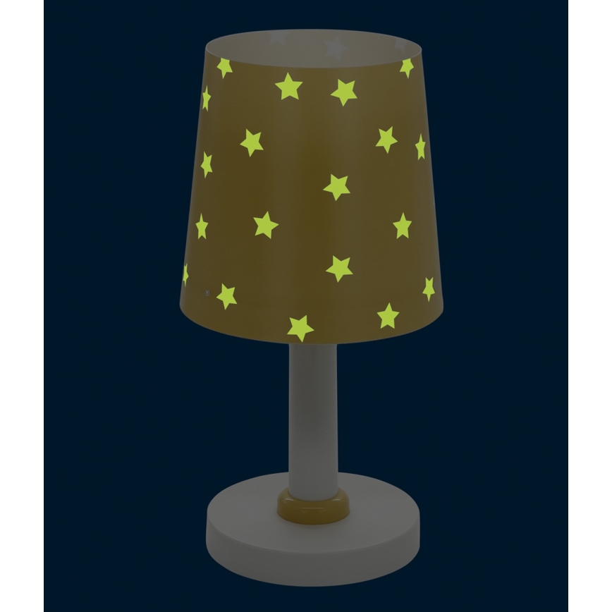 Dalber 82211A - Barnlampa  STAR LIGHT 1xE14/40W/230V gul 