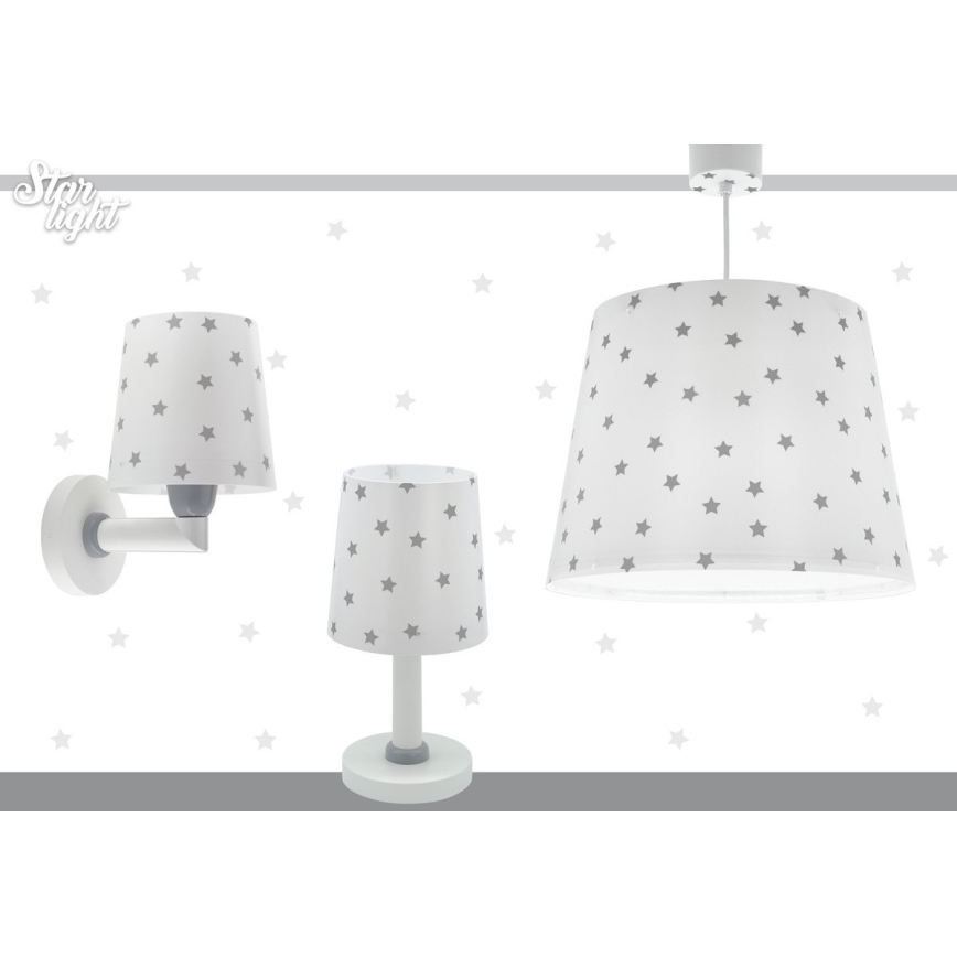 Dalber 82211B - Barnlampa  STAR LIGHT 1xE14/40W/230V vit 
