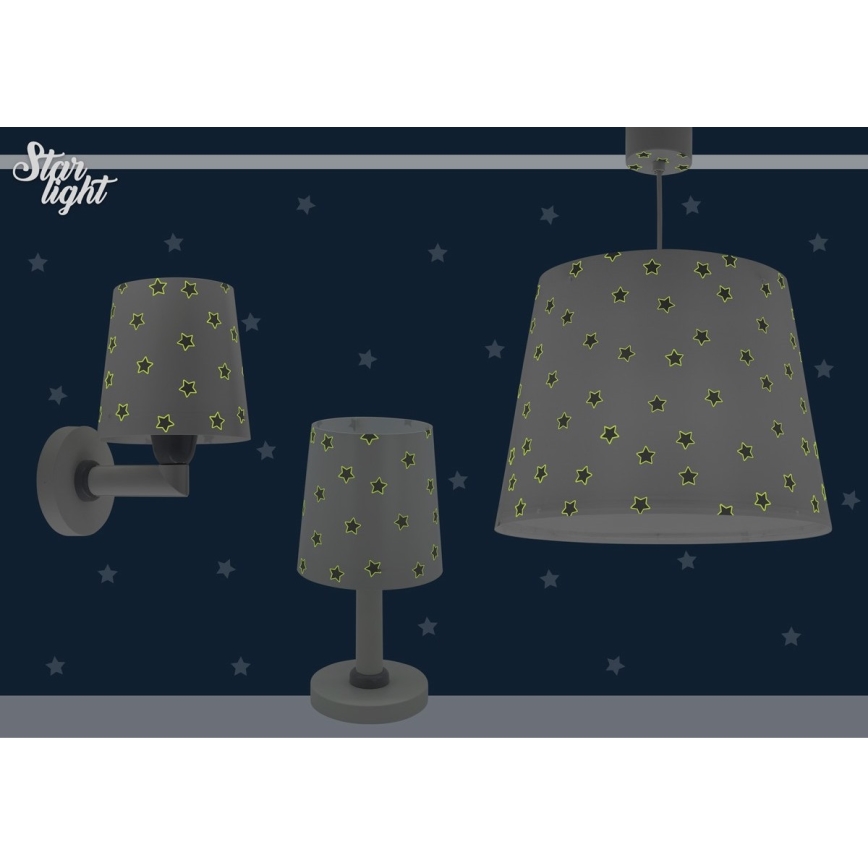 Dalber 82211B - Barnlampa  STAR LIGHT 1xE14/40W/230V vit 