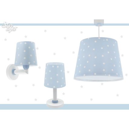 Dalber 82211T - Barnlampa  STAR LIGHT 1xE14/40W/230V blå 